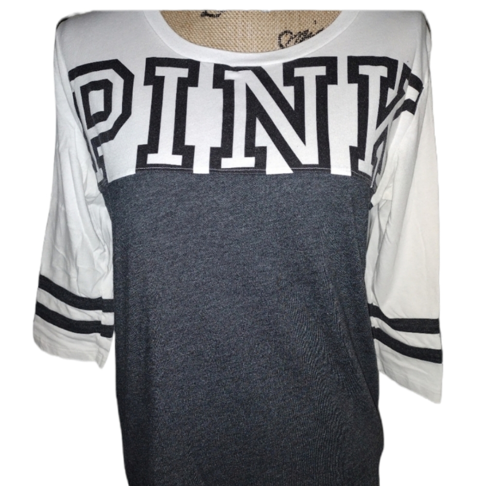 PINK by VS 3/4 sleeve tee size M